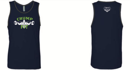 CRUMP FIT Tank - Navy Blue/Neon