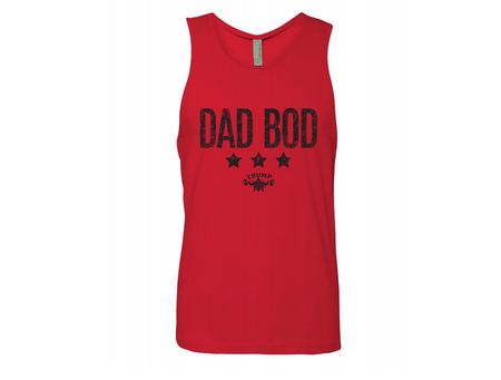 CRUMP FIT DAD BOD Tank - Red