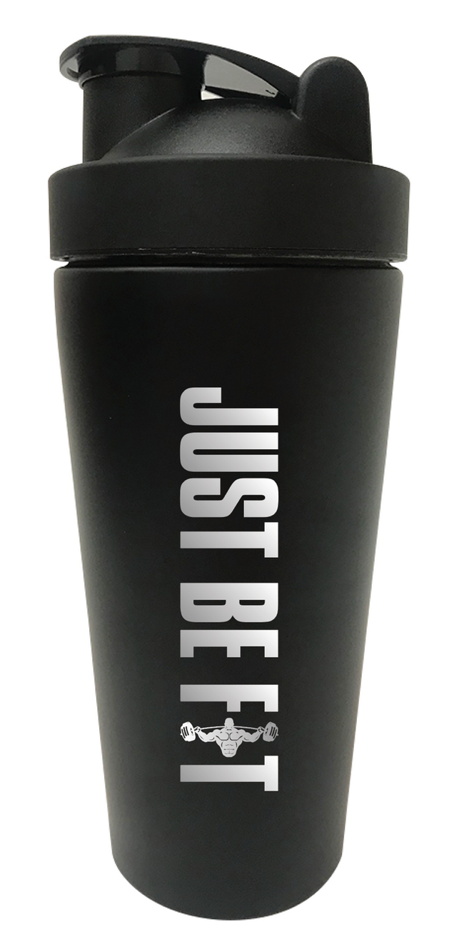 JUST BE FIT Shaker Bottle - Black