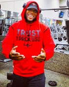 CF TRUST THE PROCESS Hooded Pullover - Red/Black