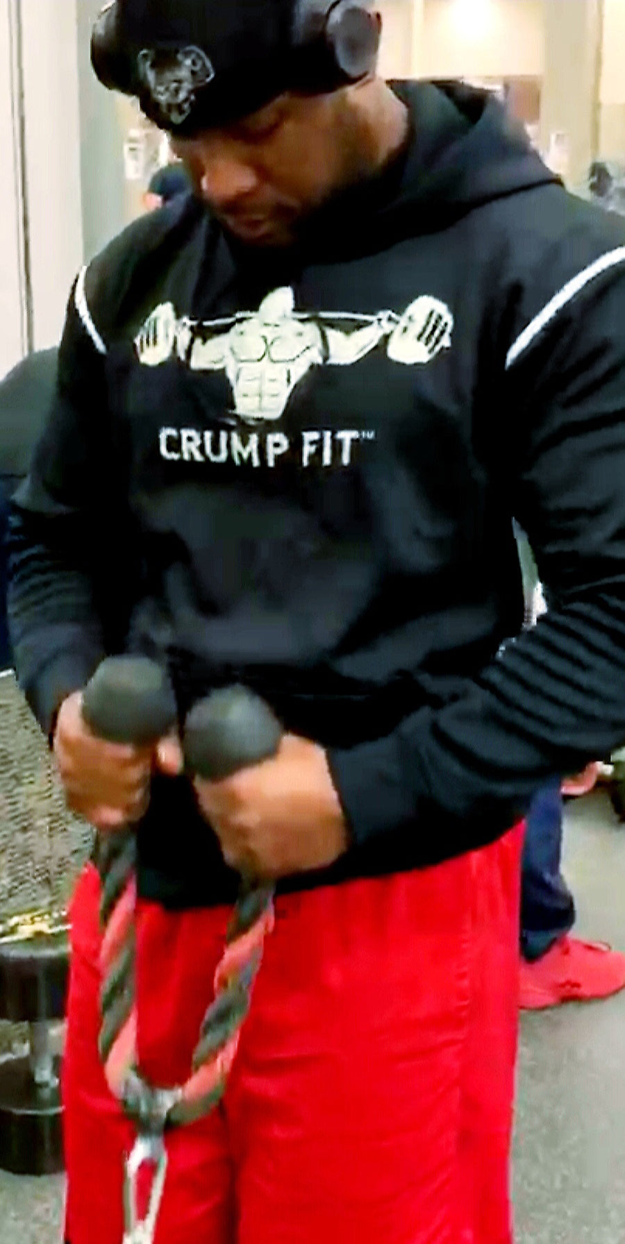 CF PARDON MY BACK Hooded Pullover - Black/White