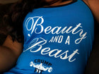CRUMP FIT Beauty & A Beast Tank - Blue/Black