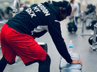 CF PARDON MY BACK Hooded Pullover - Black/White