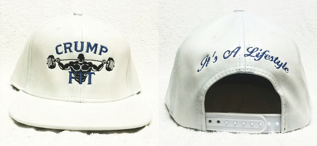 CRUMP FIT Exclusive Snapback - White Blue Tint