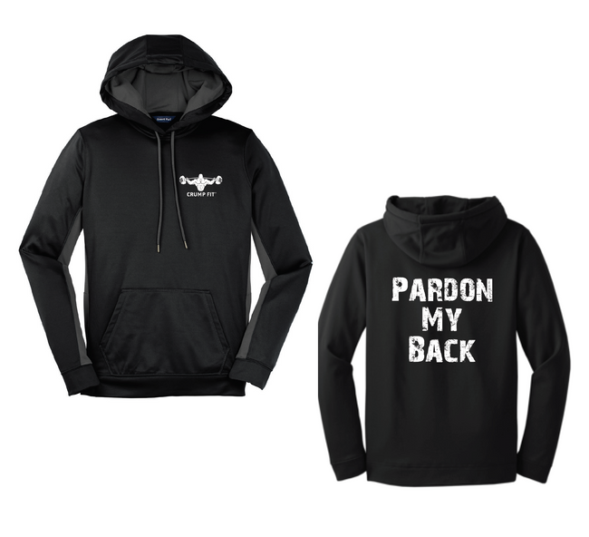 CF PARDON MY BACK Hooded Pullover - Black/Grey/White