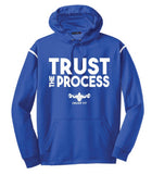 CF TRUST THE PROCESS Hooded Pullover - Royal Blue/White