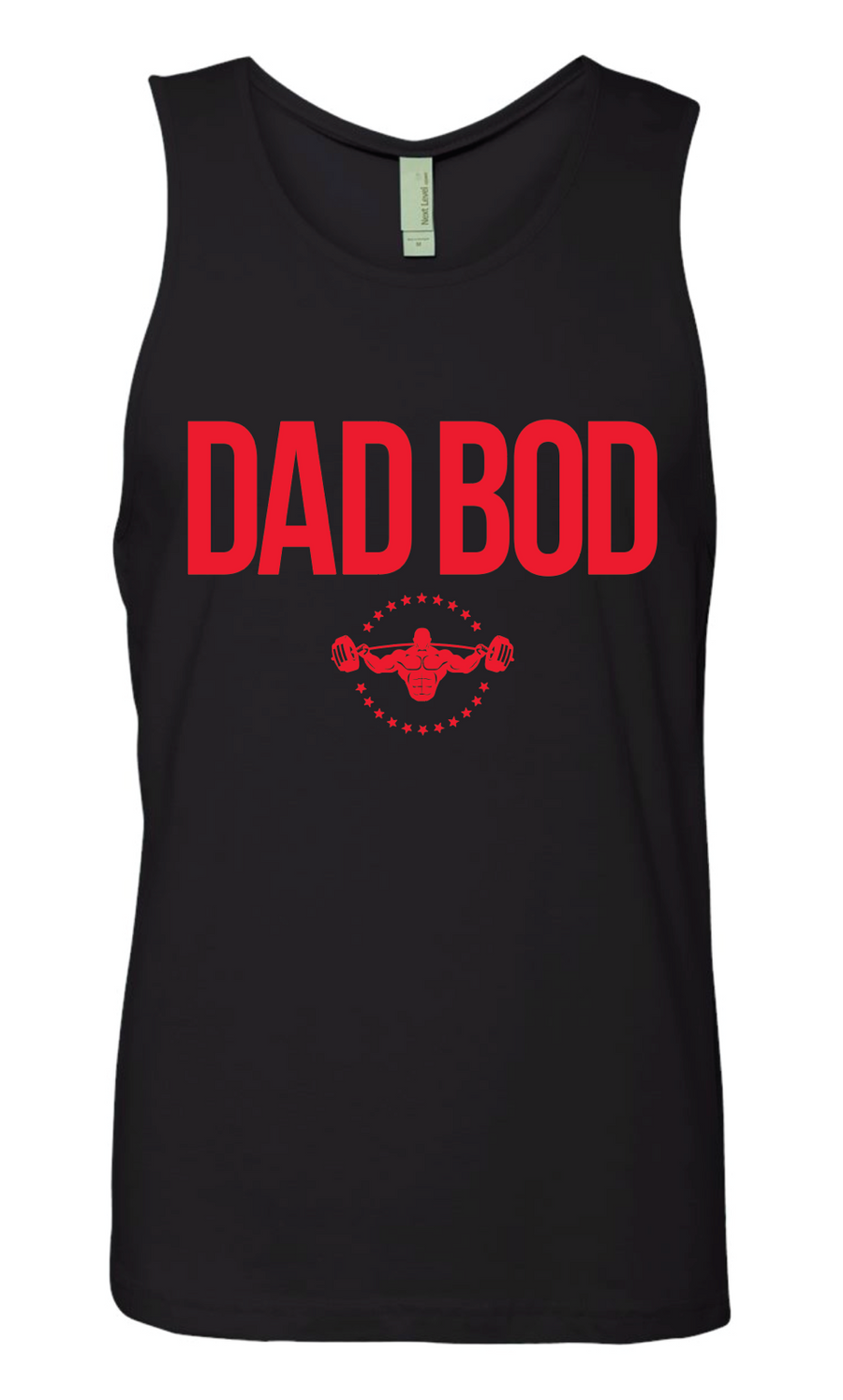 DAD BOD Tank - Black/Red