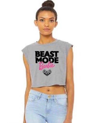 CRUMP FIT Sleeveless Beast Mode Barbie - Storm Gray